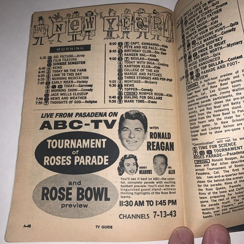 TV GUIDE David and Ricky Nelson December 27, 1958 Washington D C Edition - Foto 6 di 10