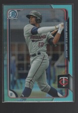 ADAM BRETT WALKER  2015 BOWMAN CHROME DRAFT LIGHT SKY BLUE REFRACTOR CARD #48