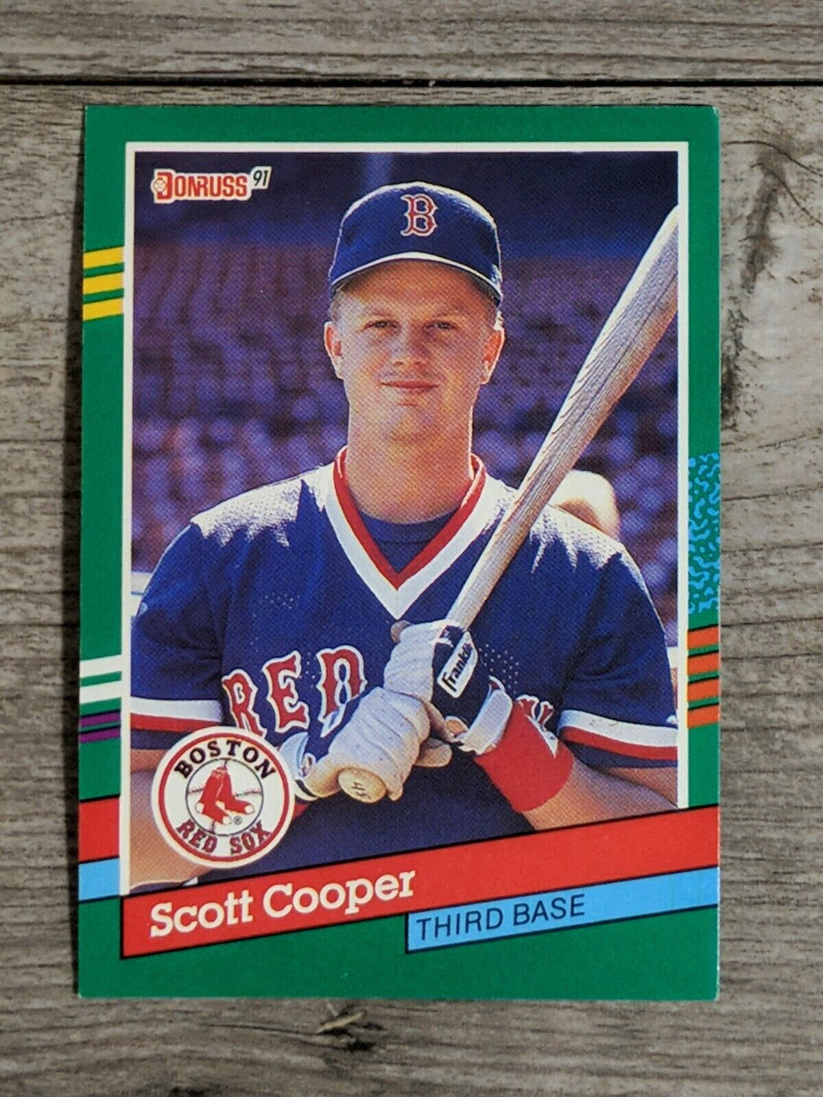 1991 Donruss #496 Scott Cooper Boston Red Sox