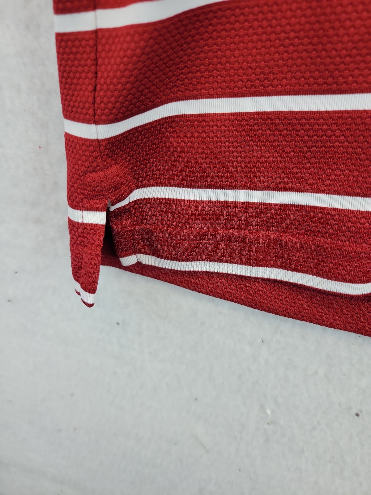 Canongate Woodlands Red Striped Mens Golf Polo Shirt Size Large eBay