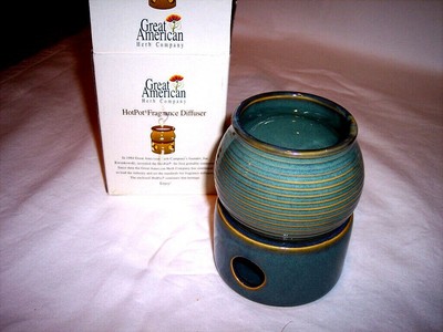Diffuser HotPot Fragrance  Green Ceramic Diffuser