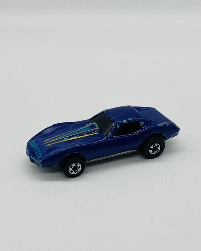 Vintage 1975 Hot Wheels Blue Corvette  Malaysia