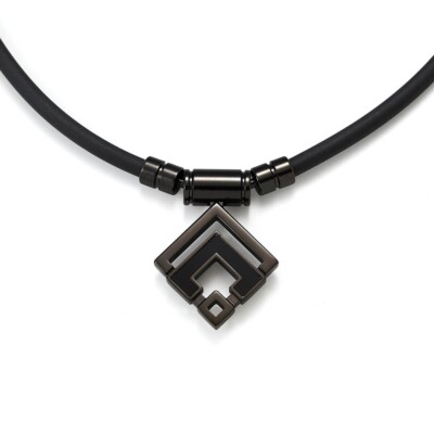 COLANTOTTE Magnetic Necklace TAO Necklace α ARAN Gloss Black