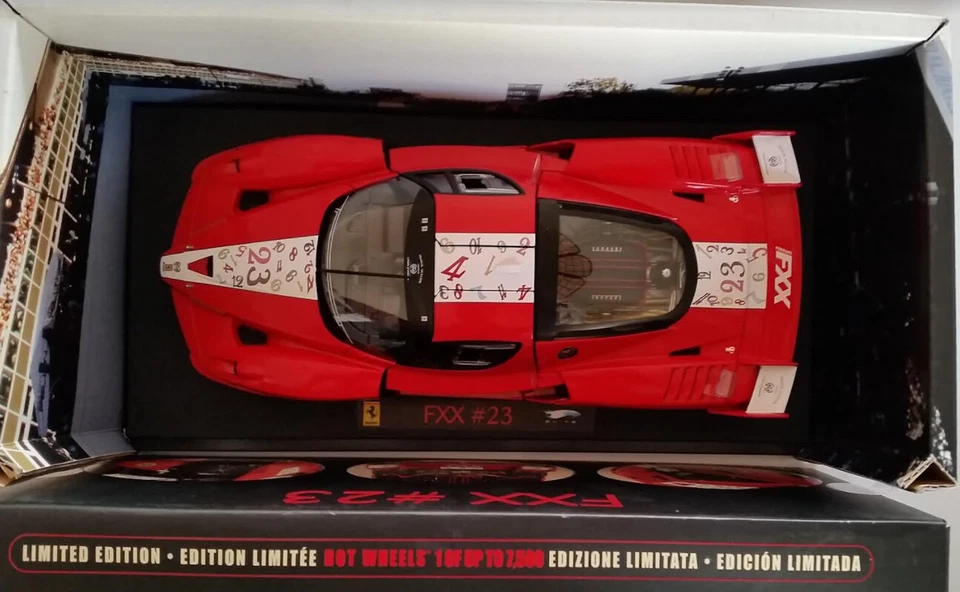 HOTWHEELS "ELITE" - FERRARI FXX ROSSA No. 23 EDIZIONE LIMITATA 7.500 ESEMPLARI - Immagine 2 di 4