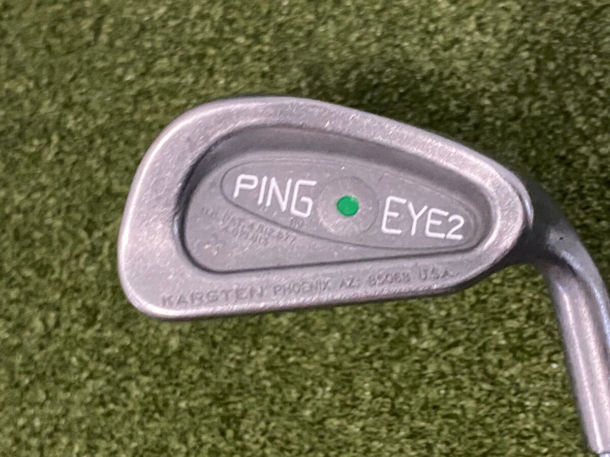 Ping Eye2 Green Dot 8 Iron Karsten Stiff Flex Steel Shaft Pro Grip Ping Eye2 Green Dot 8 Iron Karsten Stiff Flex Steel Shaft Pro Grip