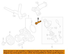 FORD OEM 10-23 Edge Cooling Water Pump-Thermostat Hsng Bolt W713197S437