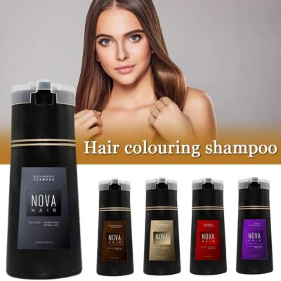 Nova Hair Dyeing Hair Care Shampoo Natural Fast White Dye Color Dyes Men Women