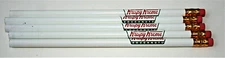 5 Krispy Kreme Donuts Logo Pencil 2000s NOS New Unused
