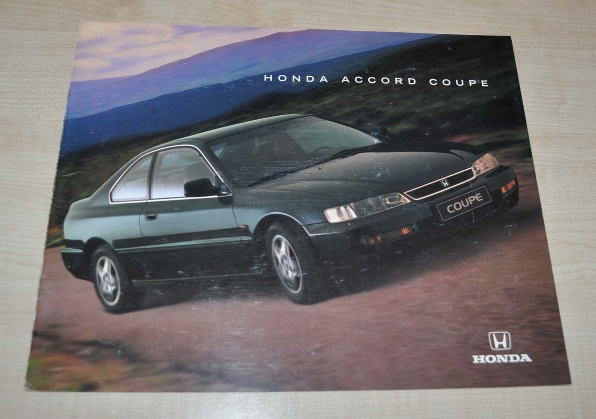 1996 Honda Accord Coupe Brochure Prospekt DE | eBay