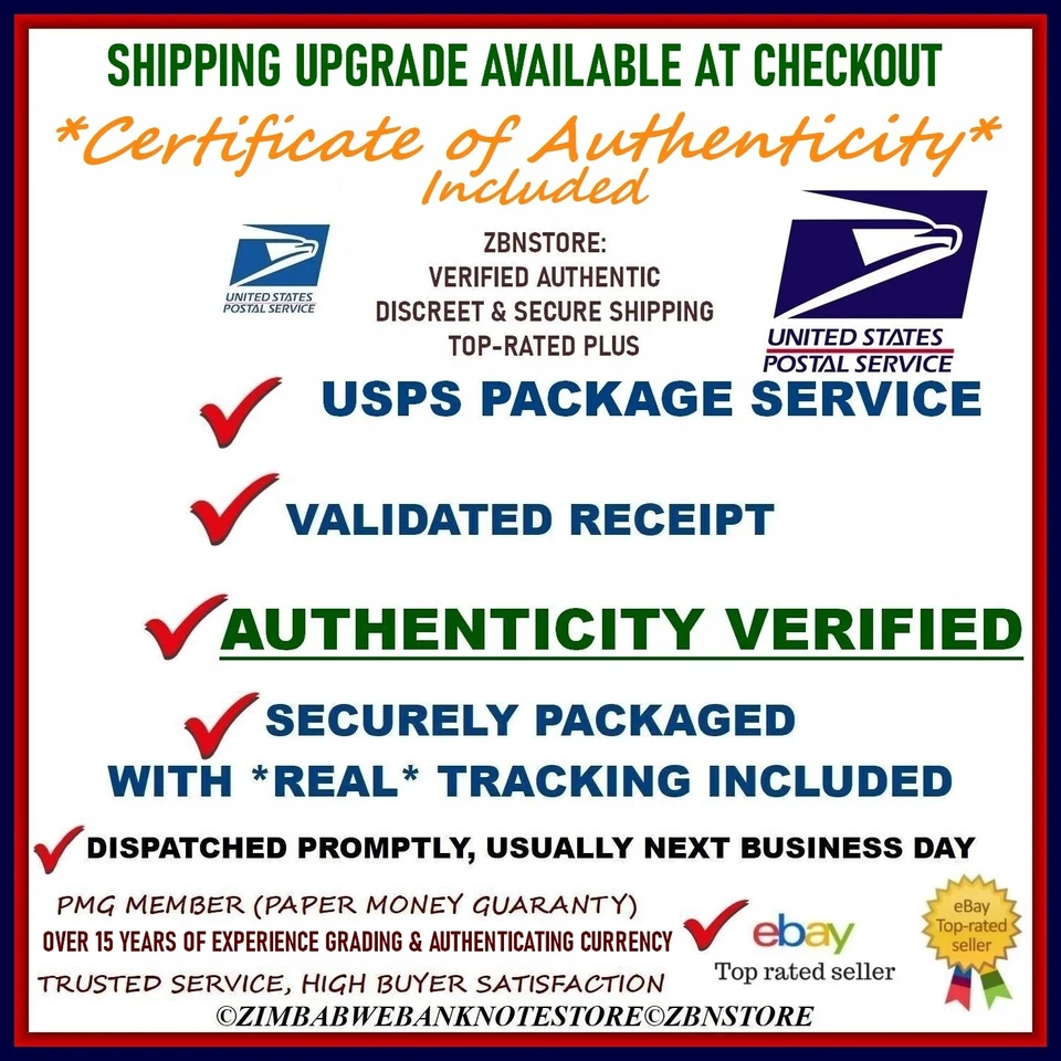 20 Trillion Dollars Zimbabwe ZA 2008 EPQ P89* ZA0005544 PMG Certified Authentic - Image 4 of 4