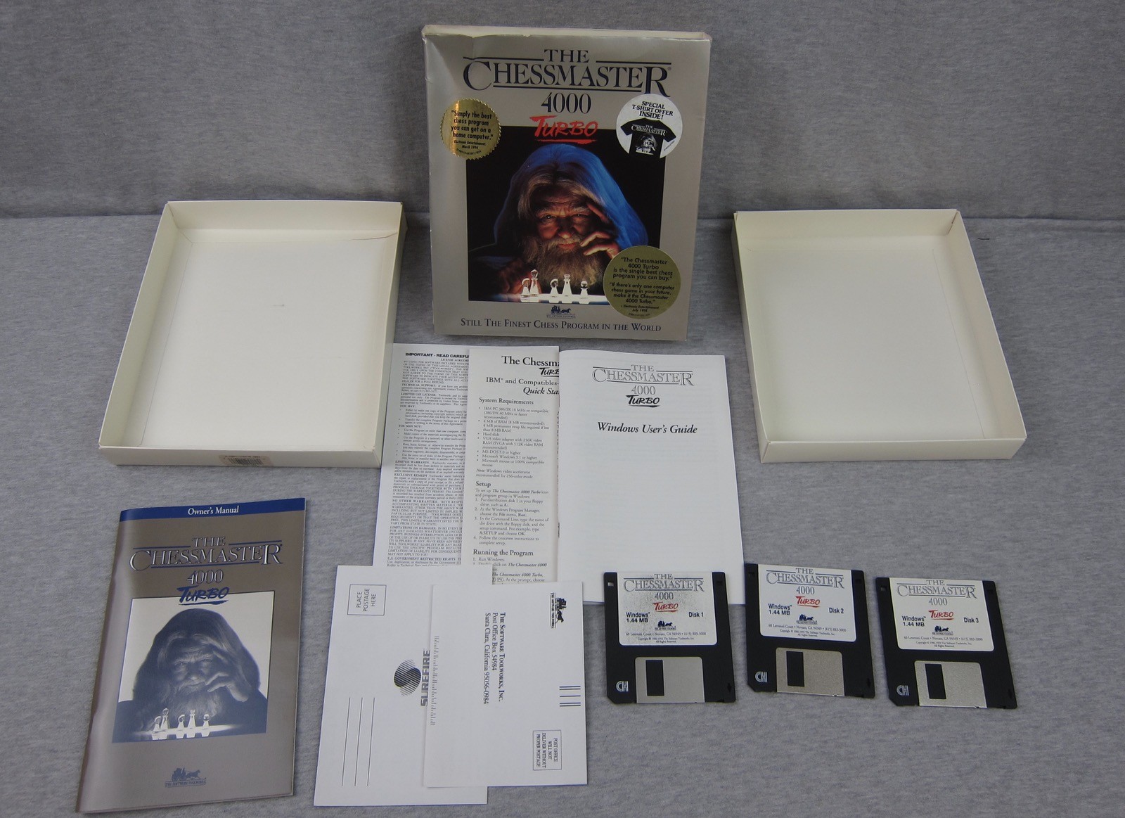 CHESSMASTER 4000 TURBO PC BIGBOX - Have you played a classic today?