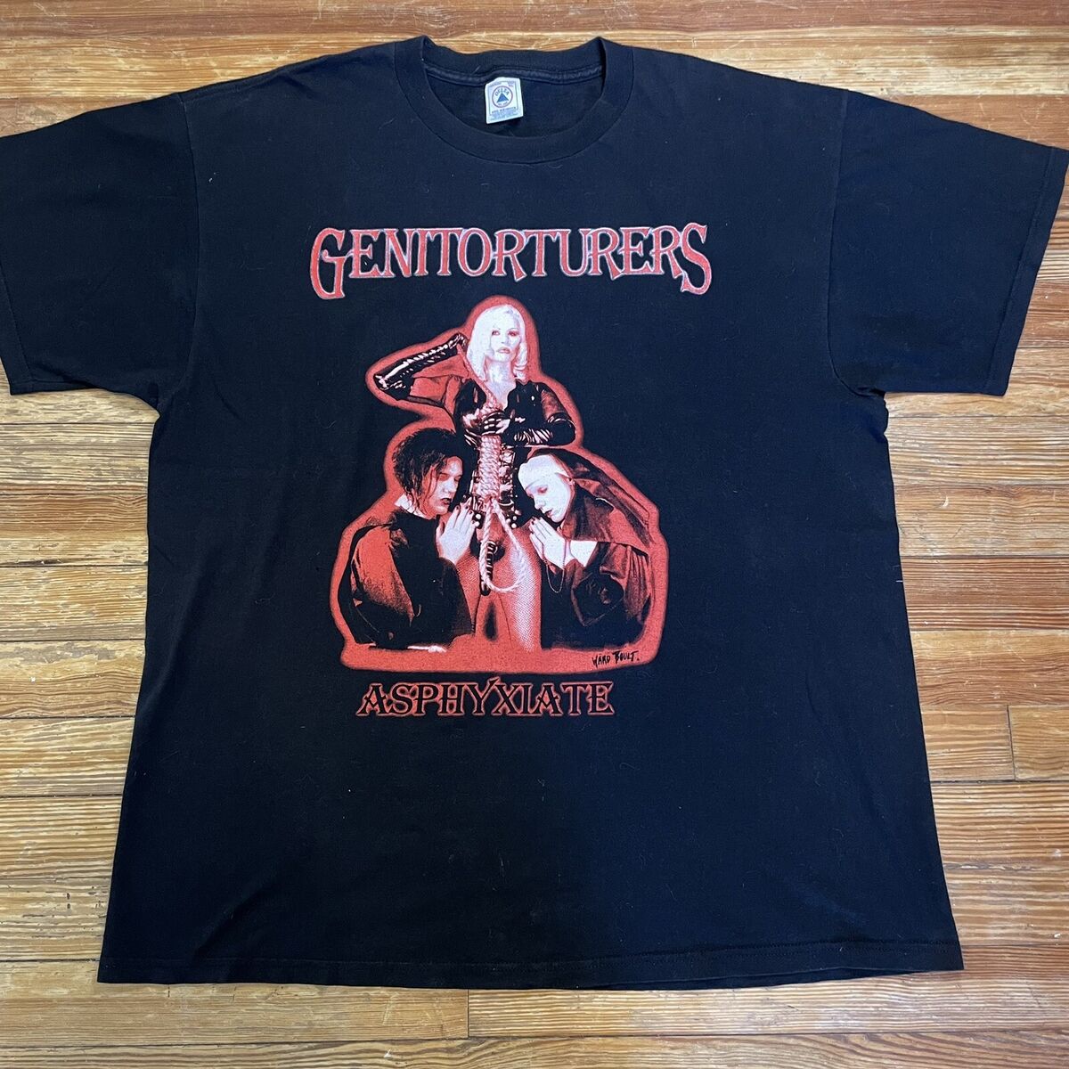 Vintage 90s Genitorturers T-Shirt Size XL Metal Goth Band Vintage 90s Genitorturers T-Shirt Size XL Metal Goth Band