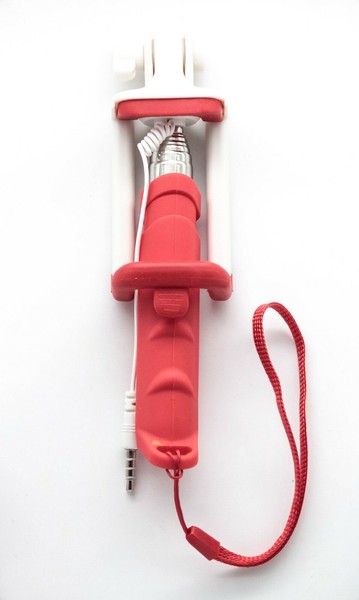 PALO SELFIE CHXK ROJO EXTENSIBLE MONOPOD FOTOS+BLUETOOTH+SOPORTE PARA MOVIL