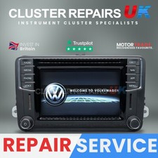 VW TIGUAN SAT NAV MIB DISPLAY SCREEN REPAIR SERVICE, ALL DISPLAYS FAULTS