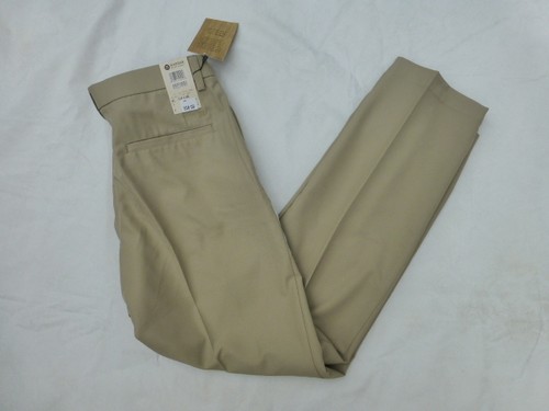 NWT MENS HAGGAR PERFORMANCE MICROFIBER 