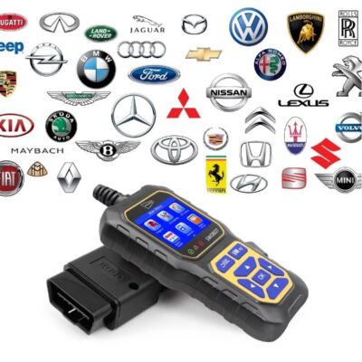 Auto Diagnose Fahrzeugscanner OBD2 mit TFT Farbbildschirm durchsichtig DTC Messwerte