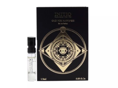 INITIO OUD FOR HAPPINESS EDP 1.5ml .05fl oz x 1 COLOGNE PERFUME SPRAY SAMPLE