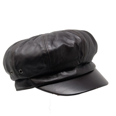 kangol leather cap