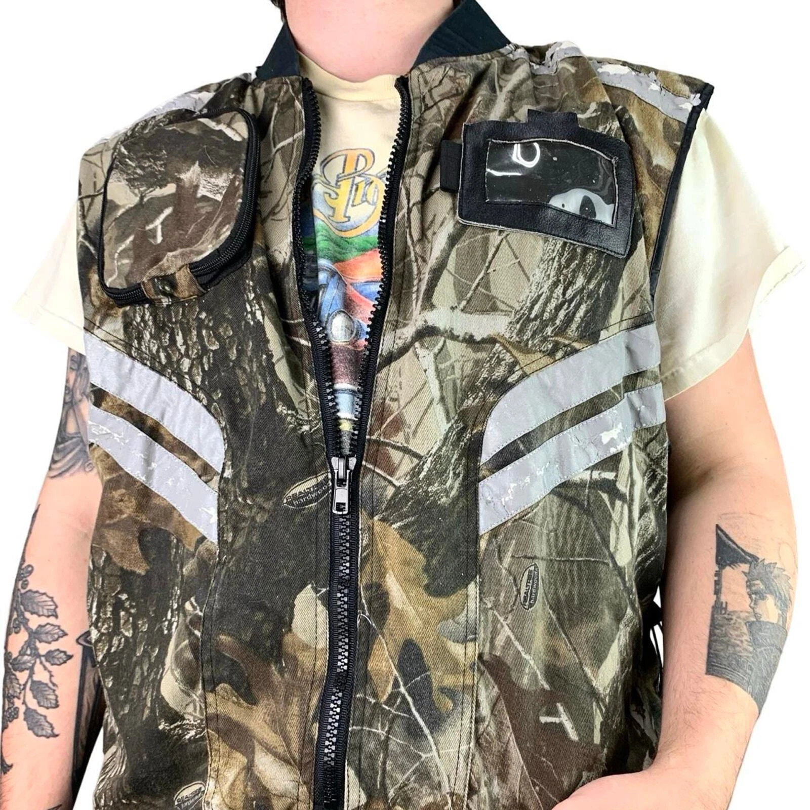 Vintage 90s Camouflage Outdoors Hunting Vest