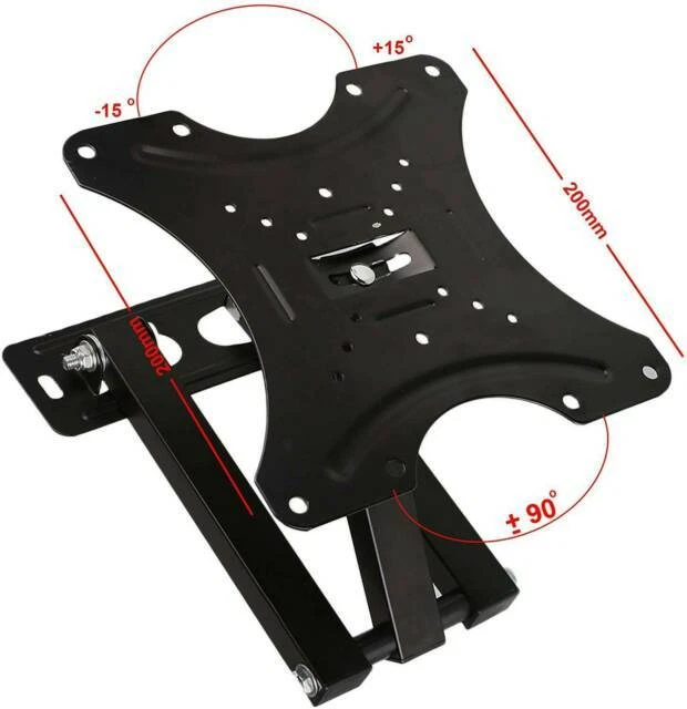 Swivel TV Wall Bracket Mount For 14 16 18 20 22 32 42 Inch 3D LCD LED Plasma - Image 3 of 4