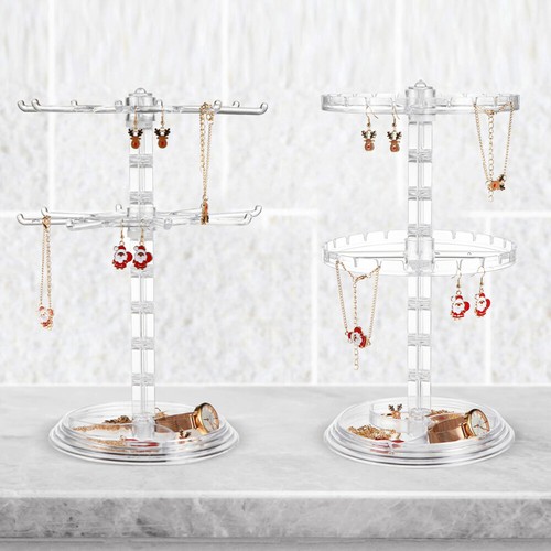 Earring Storage Rack Miss Jewelry Rotating Display Stand Organizer - Picture 4 of 12