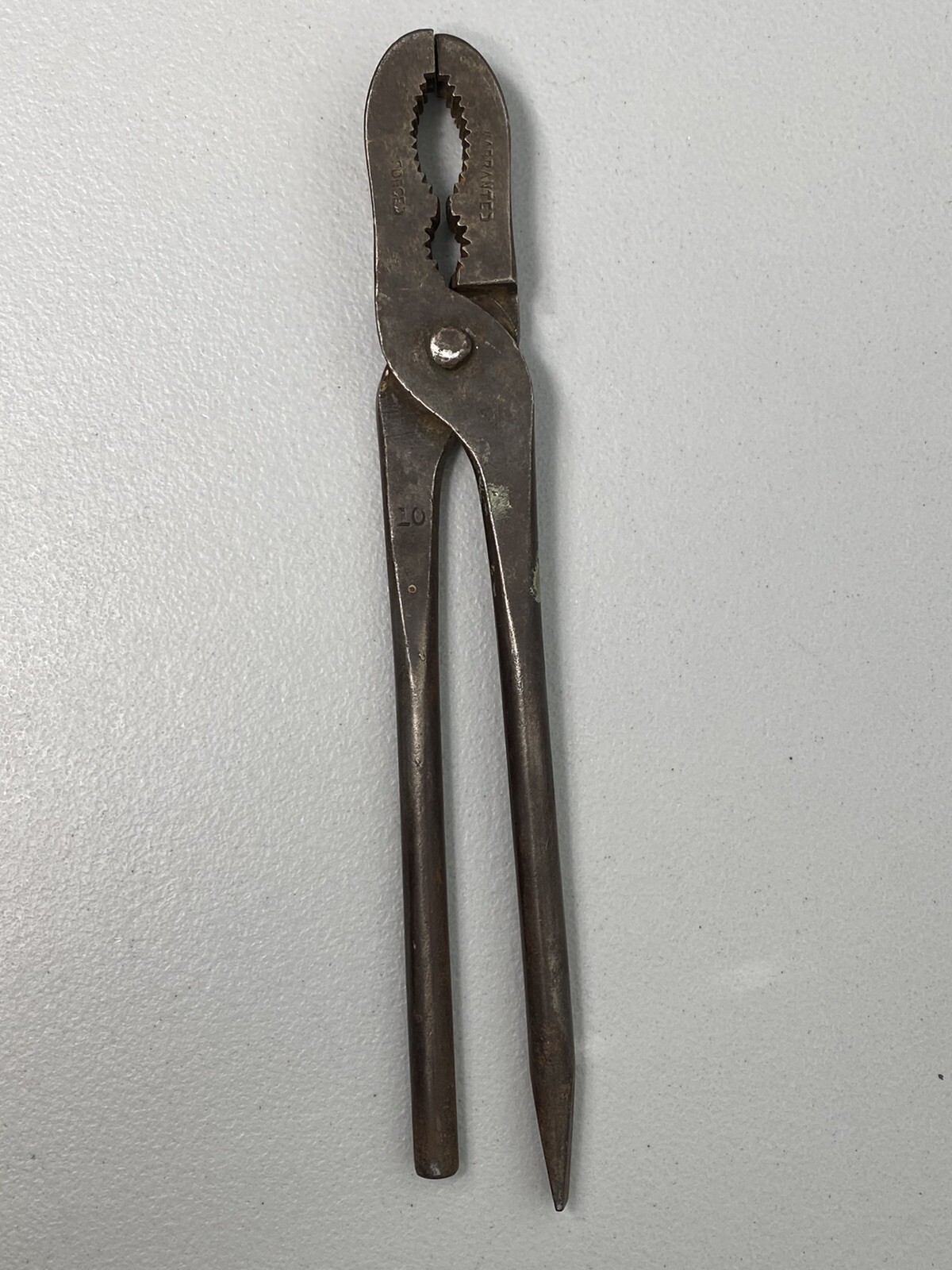 VNTG WARRANTED 10" GAS BURNER PLIERS MADE IN USA eBay
