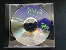MAM-A ~ Professional Grade Data CD in Jewel Case 700MB 80min.