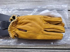 Torc Leather Glove Retro Rider Motorcycle Gloves Moto Racing Gold Venice XS Pair