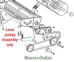 Genuine Hayter Harrier 48 56 Lawnmower Lever Jockey Assembly Hy219023 Ebay