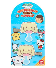 Sanrio Characters Cinnamoroll Chocolate Hair Clip Japan NEW