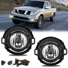 Pair For 2010-2019 Nissan Frontier 2005-2015 Xterra Fog Lights Lamps+Wiring