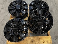20 Gmc 2500 3500 Hd Oem Factory Stock Wheels Rims Denali Ultimate Black 2027