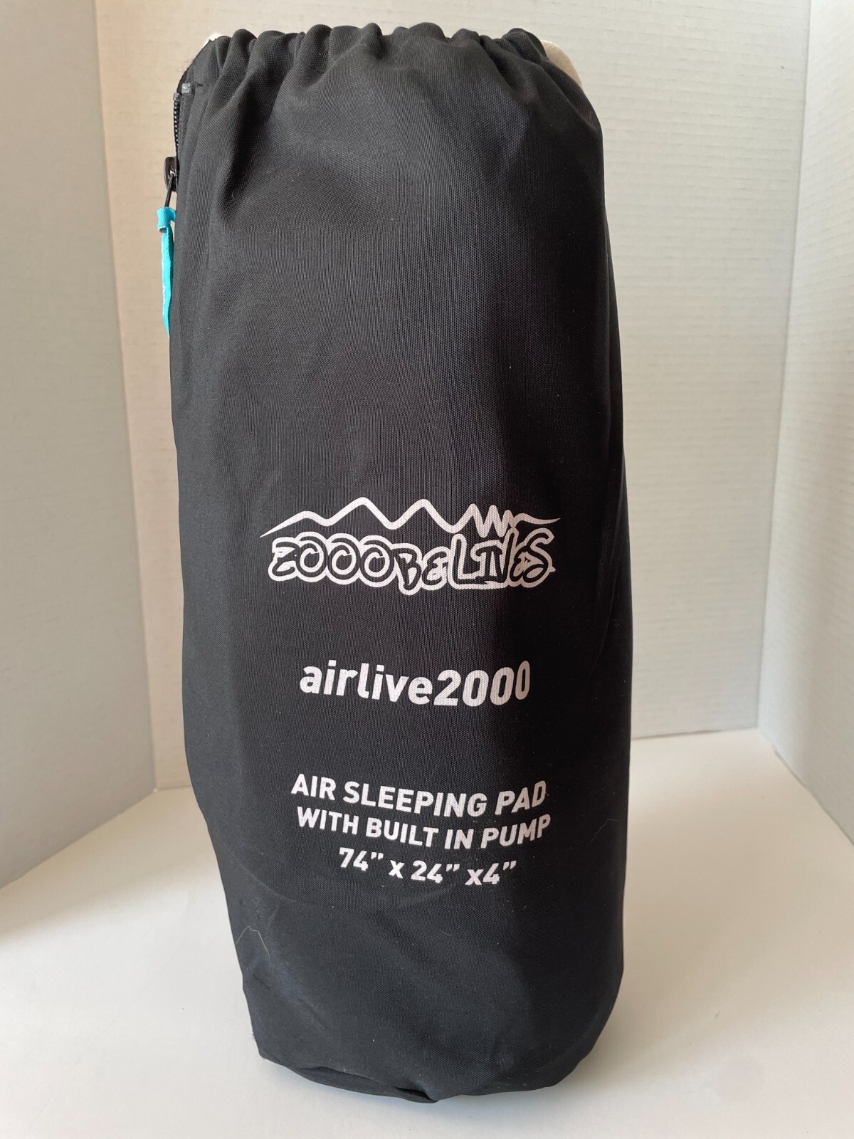 Zooobelives Airlive 2000 Air Sleeping Pad with built-in Pump 74x24x4 Inflatable