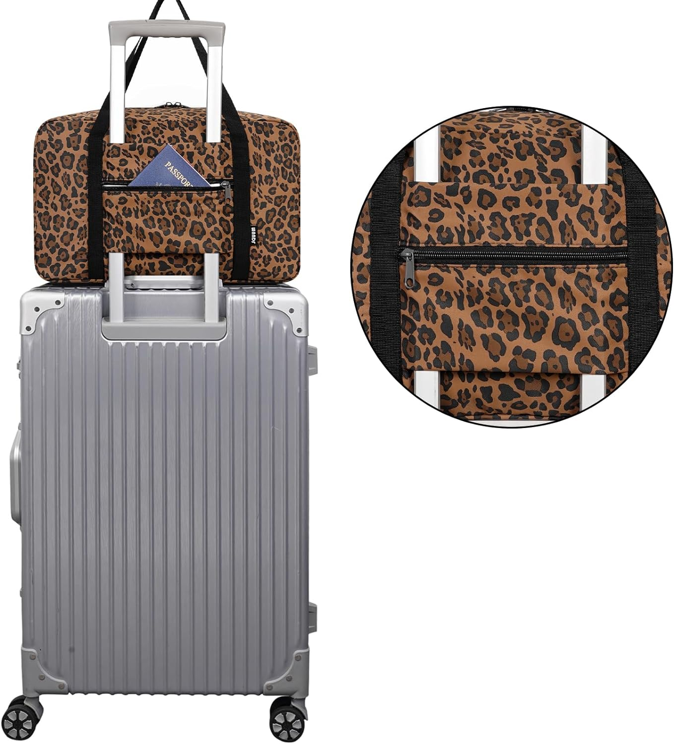 Small Cabin Bag 40X20X25 for Ryanair Airlines Foldable Underseat Travel