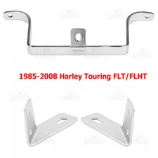 Saddlebag-To-Fender Support Brackets w/Fix Kit For Harley Touring FLT FLH 85-08