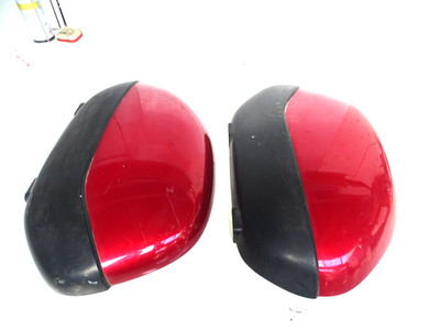 HONDA NTV 650 DEAUVILLE 98-05 koffer deckel links & rechts rot