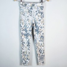 Spanx White Camo Pull On Interior Shaping Jean-ish Leggings Size XS Stretch