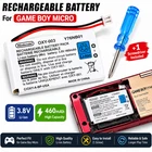 Replacement Battery For Nintendo Game Boy Micro GBM 3.8V 460mAh With Tool
