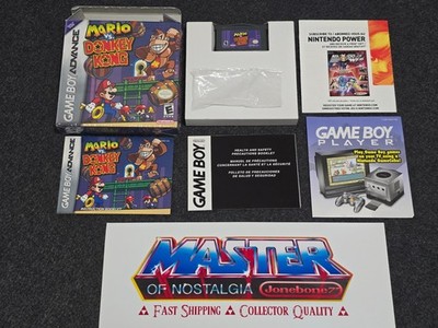 GBA SUPER MARIO VS. DONKEY KONG Complete MINT CIB Box Game Boy Advance Nintendo