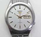 Vtg Seiko 5 Men's Automatic Watch 7S26-00XO Runs Great 21 Jewels