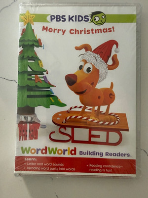 PBS Kids Merry Christmas! Sled WordWorld Building Readers (DVD, 2015) Widescreen