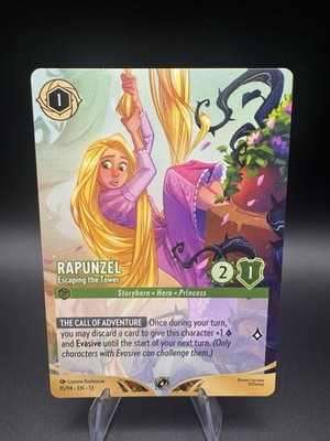 Lorcana TCG Rapunzel Escaping The Tower Participation Promo 15/P4 Pack Fresh- NM