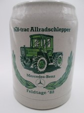 Alter Bierkrug Steinkrug  MB-trac Allradschlepper Mercedes-Benz, 1982 MB TRAC