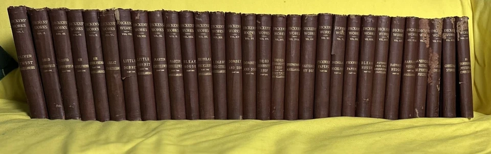 Charles Dickens Complete Works 30 Vol Set (c.1900) | Collier & Son Vintage Colle - Image 4 of 4
