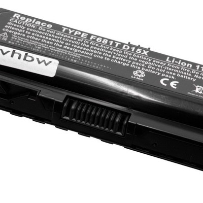 Akku für Dell Alienware M15X P08G M15X R1 5200mAh 11,1V