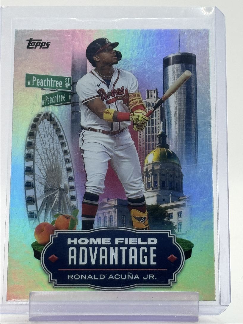 RONALD ACUNA JR. 2023 TOPPS SERIES ONE HOME FIELD ADVANTAGE Q1670