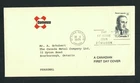 Canada #558, 1971 7¢ Laporte Cominco cachet FDC, VF - 'bruised' LR corner