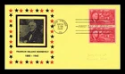 DR JIM STAMPS US COVER FRANKLIN D ROOSEVELT MEMORIAM FDC SCOTT 931 PAIR