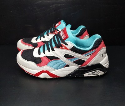 Puma R698 Classic Kicks III Trinomic Größe 7 UK EU40,5 HERREN LOW TOP SNEAKER SCHUHE
