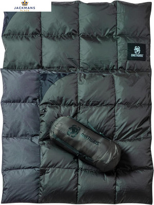 OneTigris Daunen Campingdecke für kaltes Wetter packbar Puffy OD grün